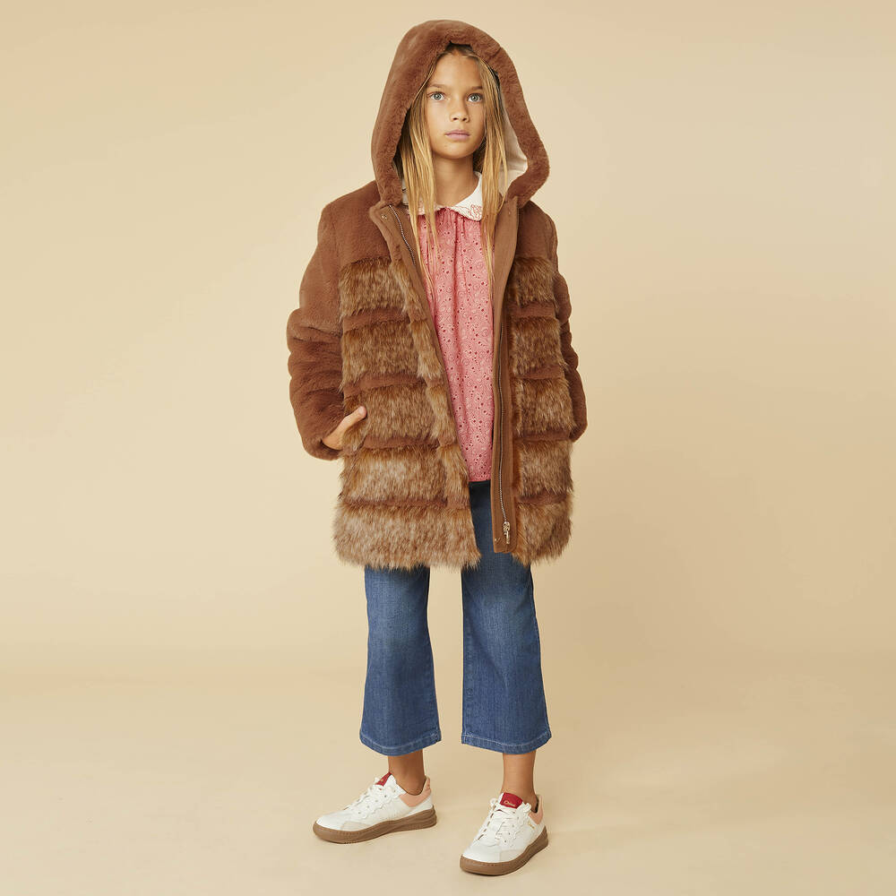 Chloé-Girls Pink Paisley Logo Blouse | Childrensalon Outlet