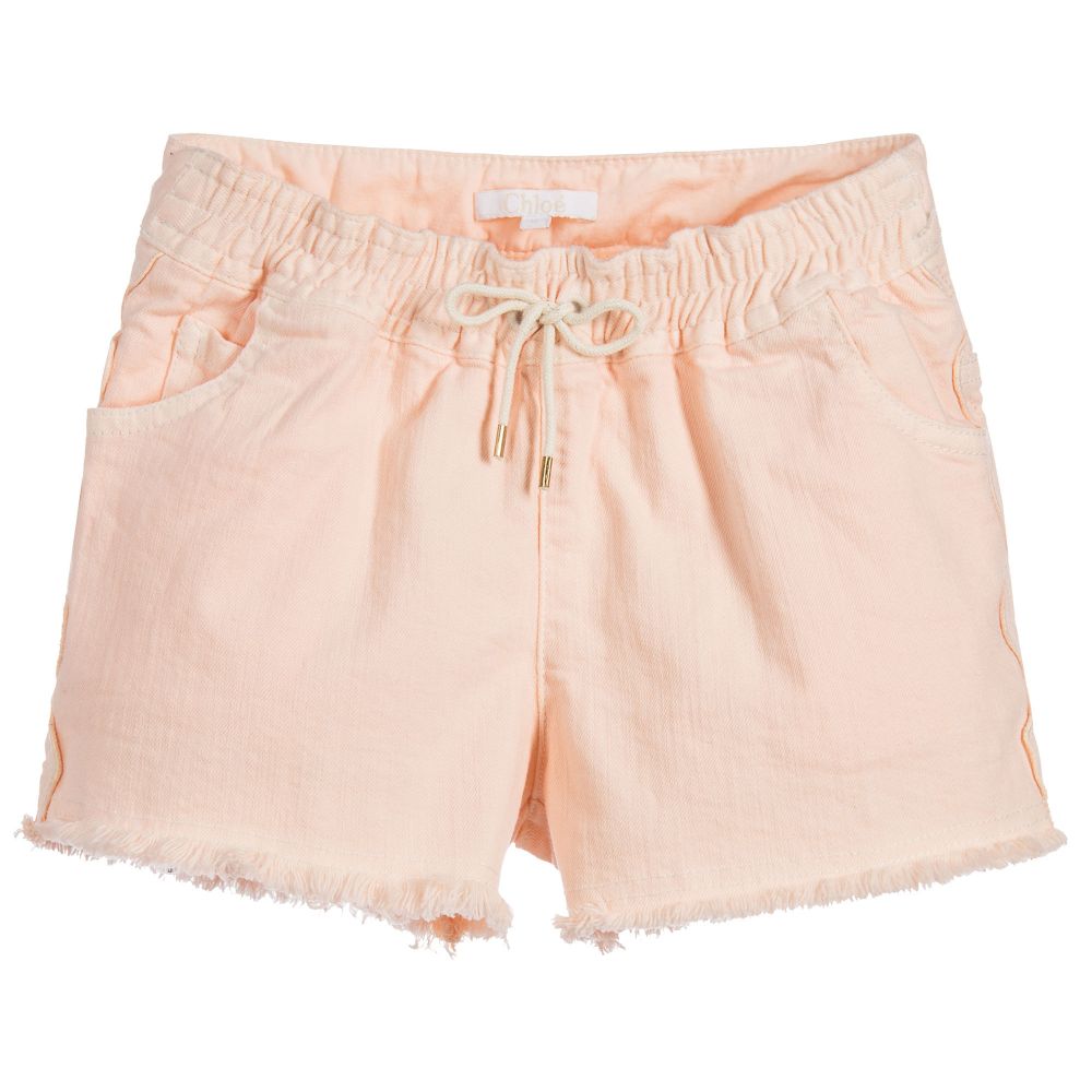 Chloé - Girls Pink Shorts | Childrensalon