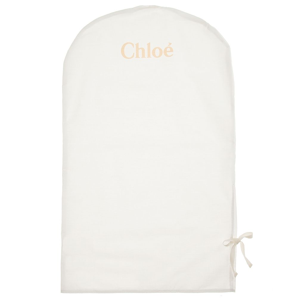 Chloé-Girls Pink Silk Crêpe Dress | Childrensalon Outlet