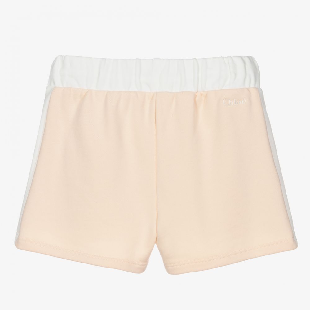 CHLOE Girls Pink Sweatshirt Shorts