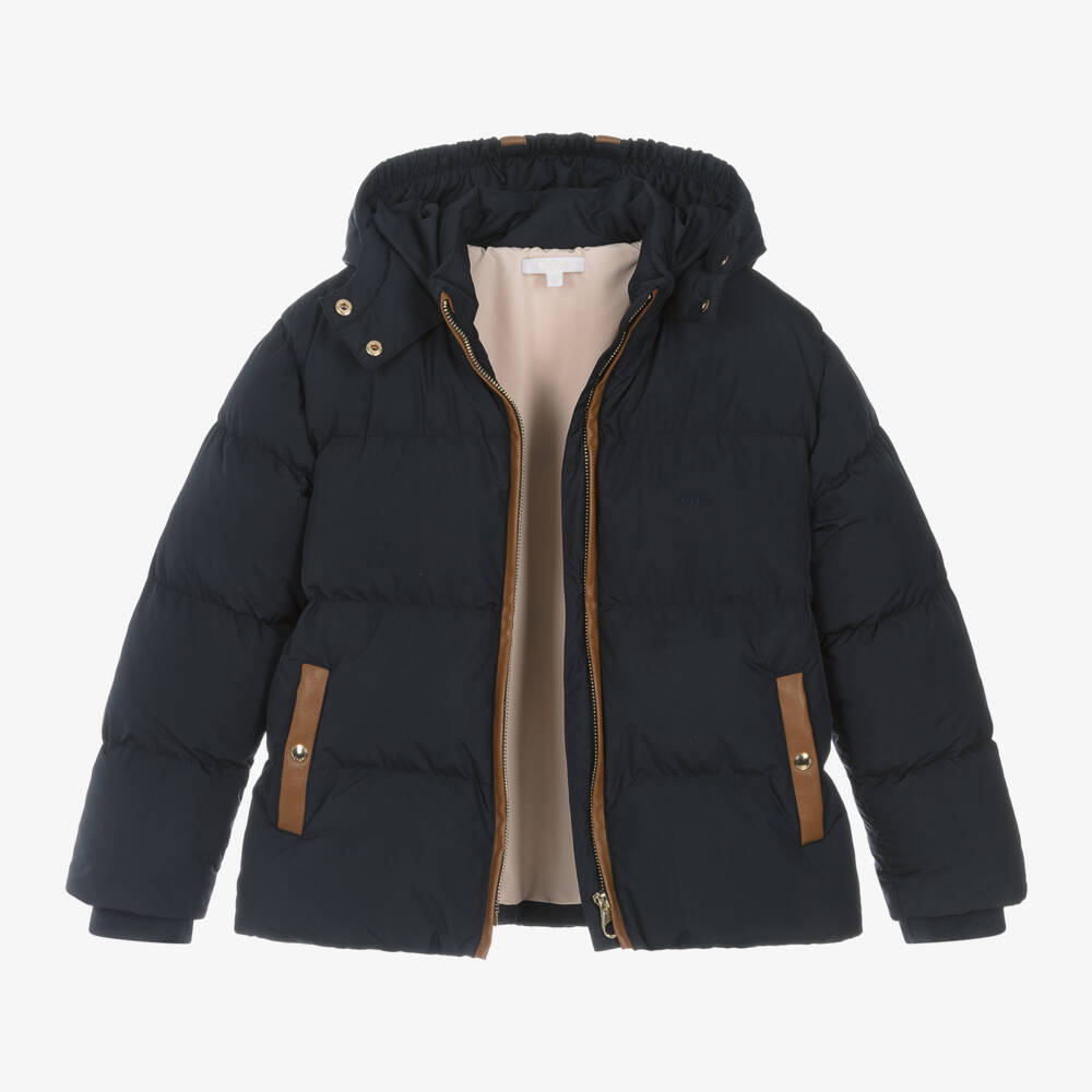 كلوي-جاكيت بافر لون كحلي للبنات | Childrensalon Outlet