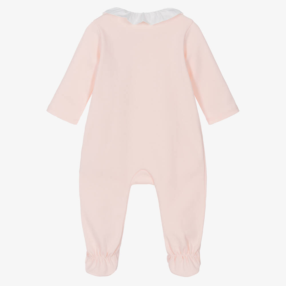 Chloé-Girls Rosy Cotton Onesie Set | Childrensalon Outlet