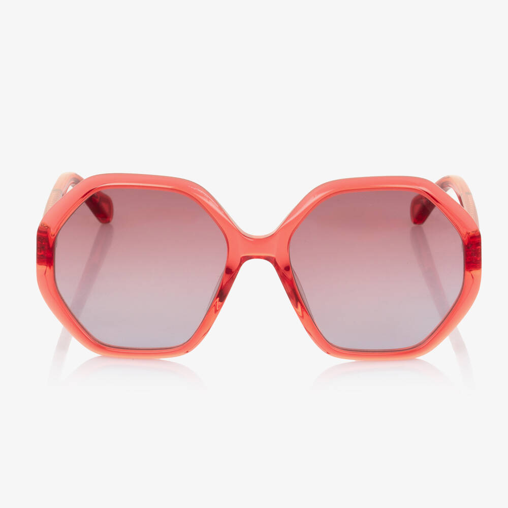 Chloé-Girls Ruby Geometric Shades | Childrensalon Outlet