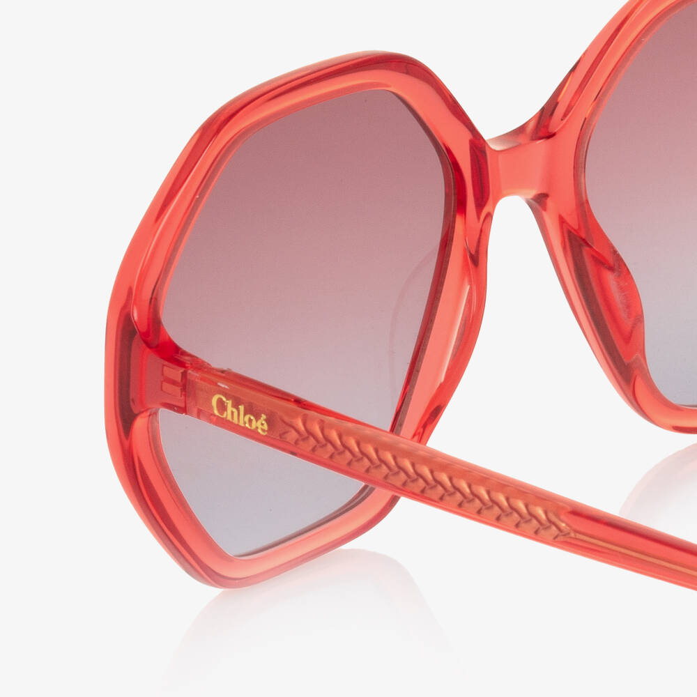 Chloé-Girls Ruby Geometric Shades | Childrensalon Outlet