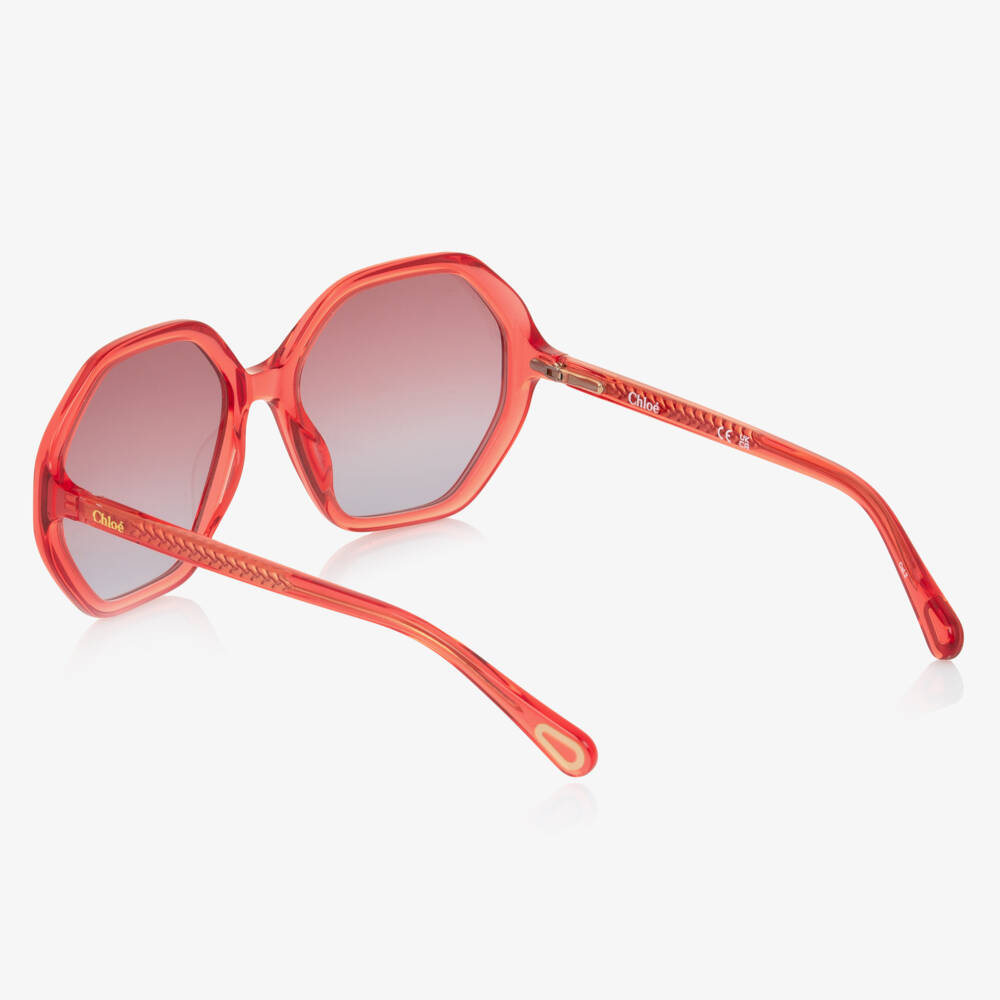 Chloé-Girls Ruby Geometric Shades | Childrensalon Outlet