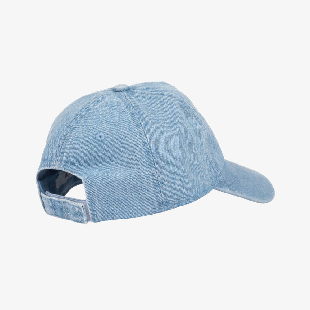 Chloé-Girls Sky-Tone Signature Denim Cap | Childrensalon Outlet