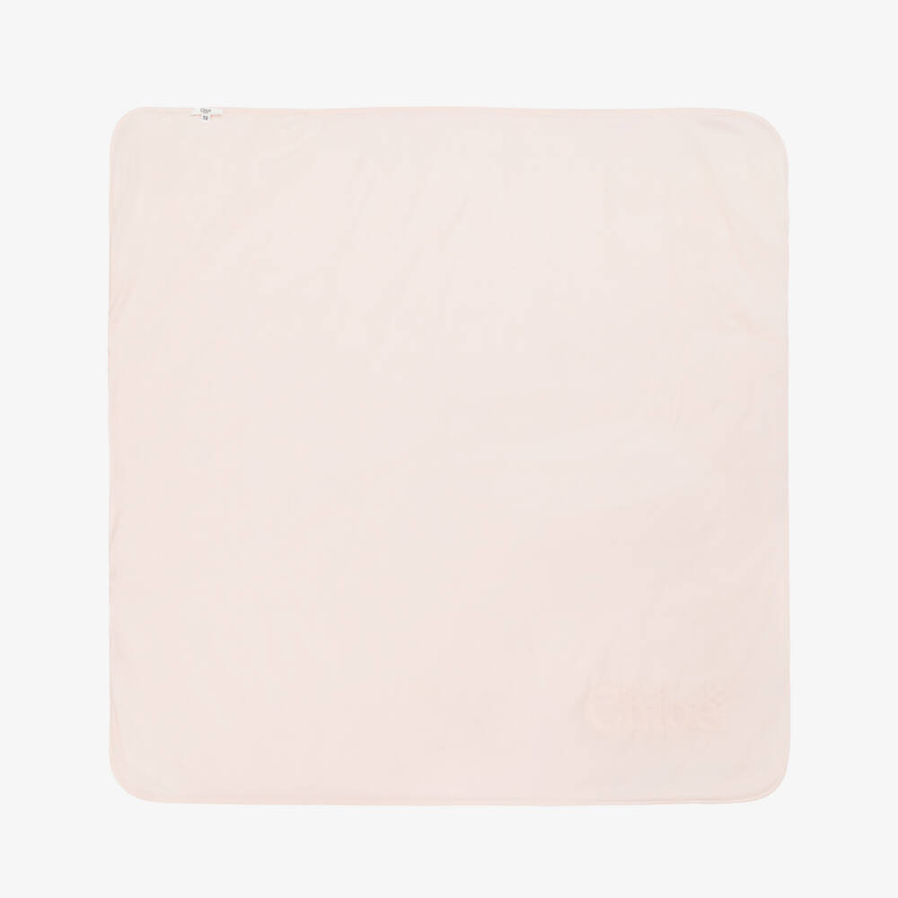 Chloé-Girls Soft Pink Infant Ensemble | Childrensalon Outlet