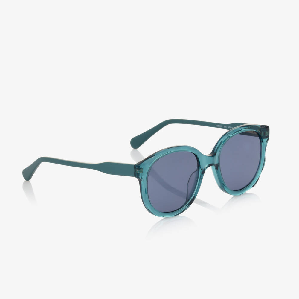 Chloé-Girls Teal-Tinted Summer Shades | Childrensalon Outlet