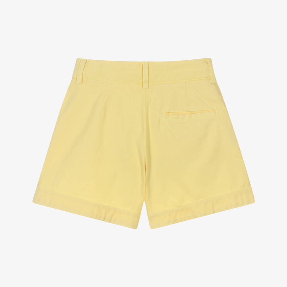 Chloé-Желтые шорты для девочек | Childrensalon Outlet