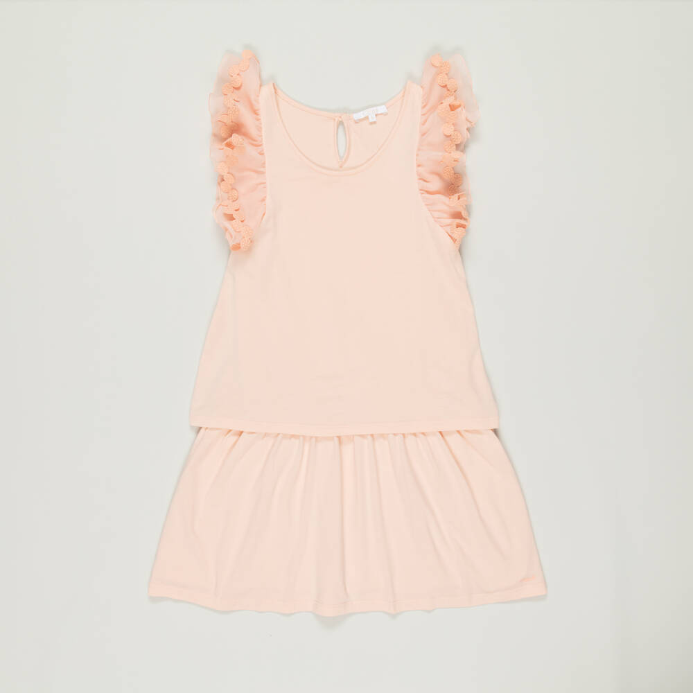 Chloé-Preloved Girls Cotton Jersey Dress (10 years) | Childrensalon Outlet