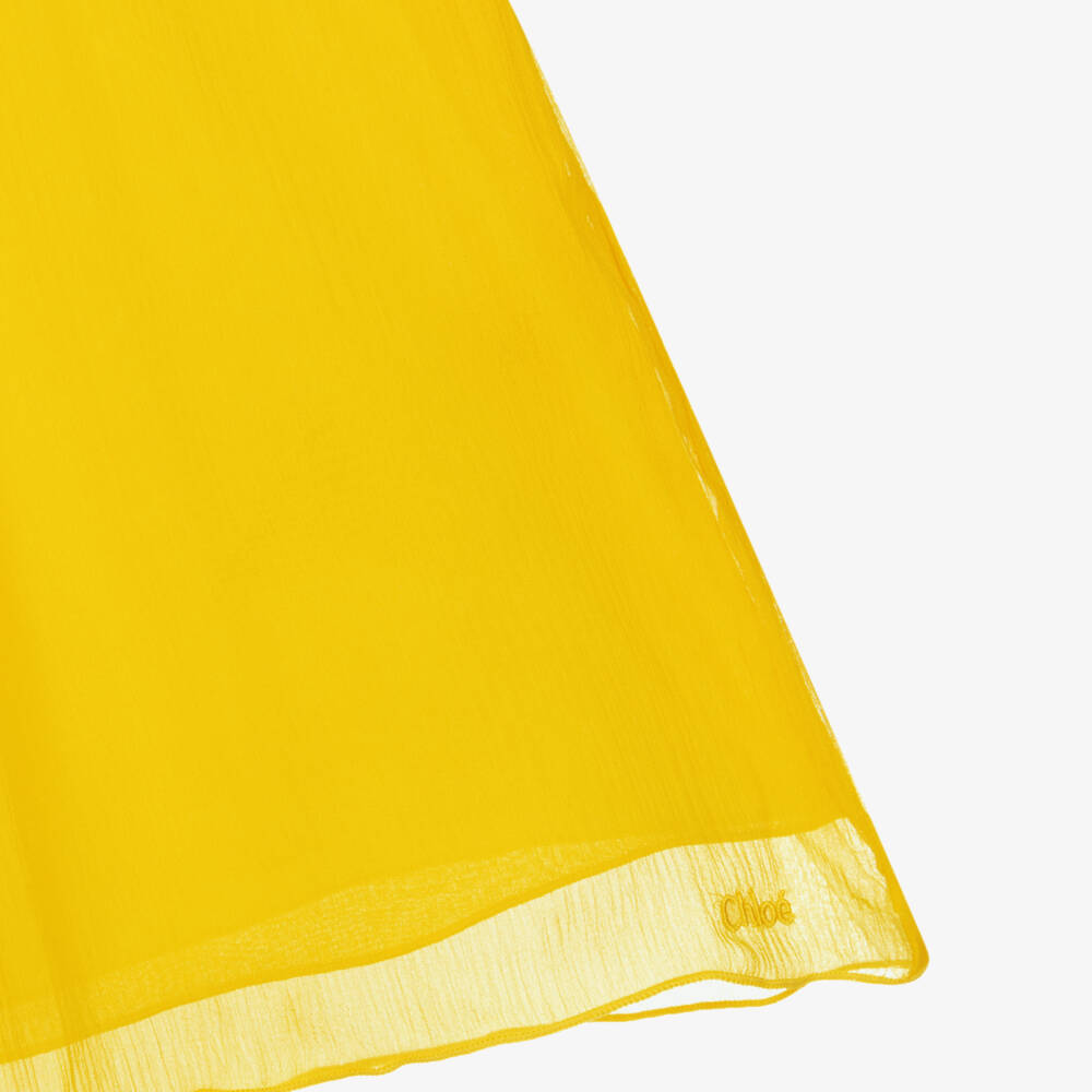 Chloé-Silk Chiffon Sunshine Dress for Girls | Childrensalon Outlet