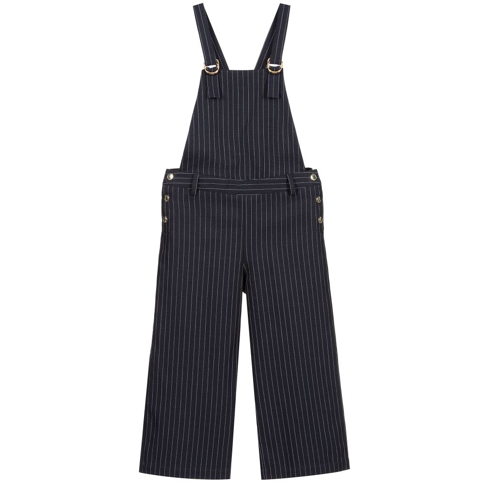 Chloé - Teen Blue Cropped Dungarees | Childrensalon