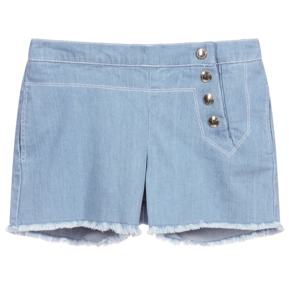 Chloé - Blaue Teen Jeans-Shorts | Childrensalon