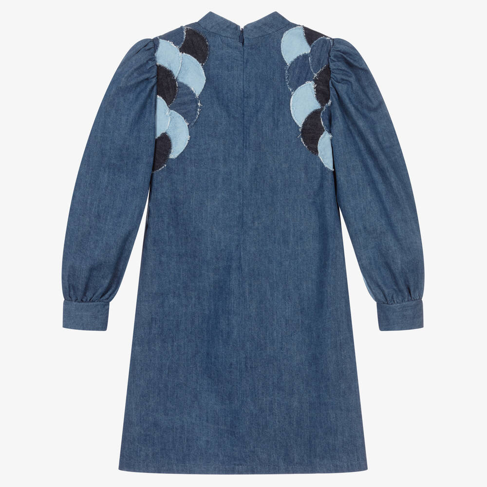 Chloé-Синее джинсовое платье для девочек-подростков | Childrensalon Outlet