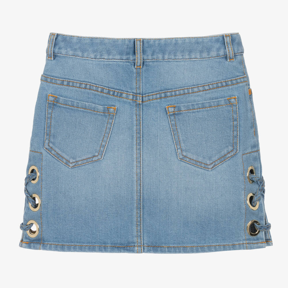 スカート Chloe Denim skirt Chloé Knee Length Skirt In Denim | Chloé US