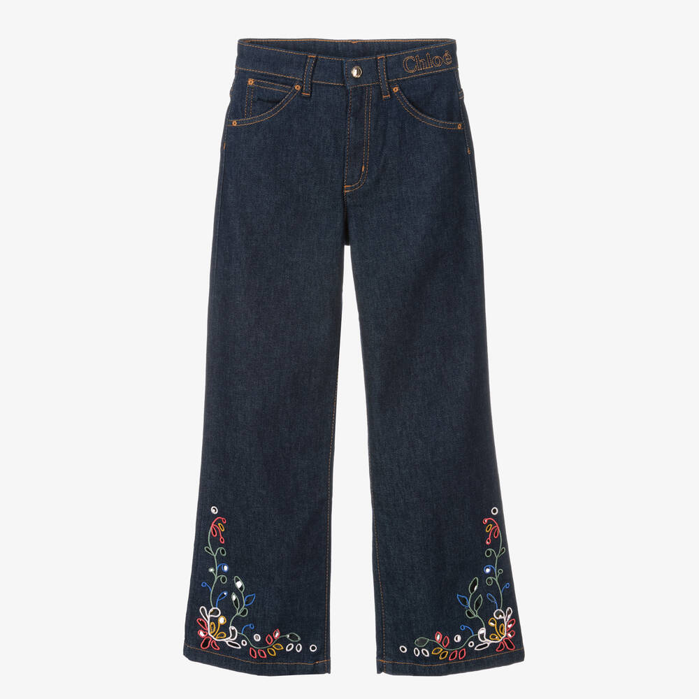 Chloé - Blaue Teen Denim-Jeans (M) | Childrensalon