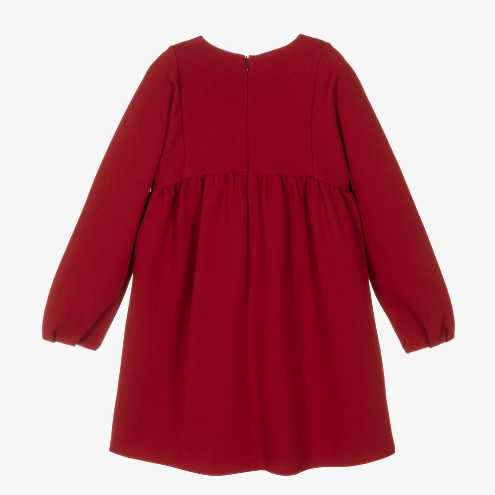Chloé-Красное платье с вышивкой | Childrensalon Outlet
