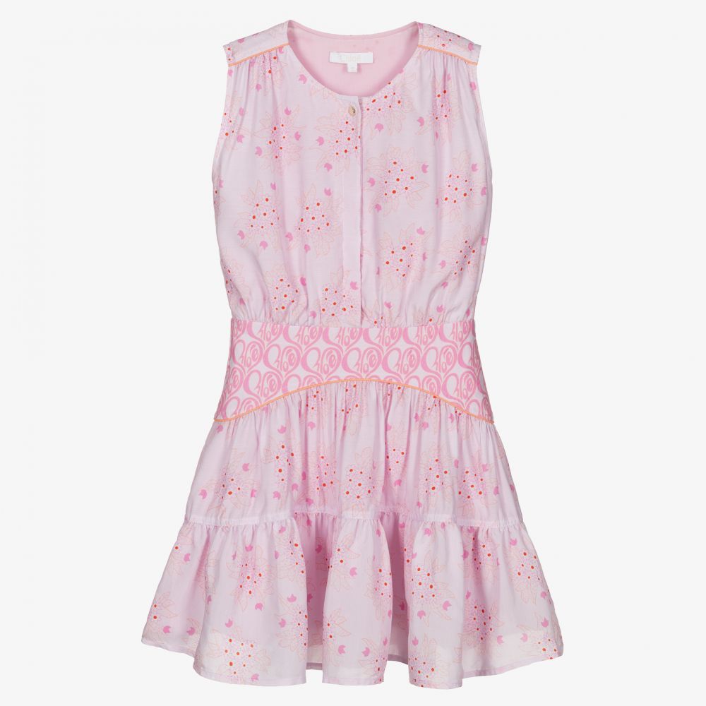 Chloé - Teen Girls Hearty Silk Dress | Childrensalon