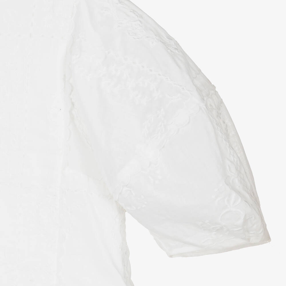 Chloé-Teen Girls Ivory Embroidered Blouse | Childrensalon Outlet