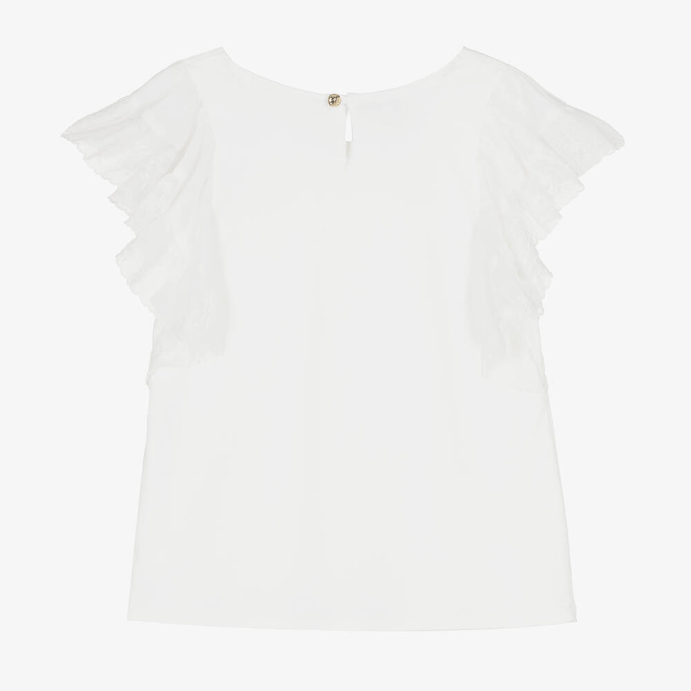 كلوي-توب تينز بناتي قطن عضوي لون عاجي | Childrensalon Outlet