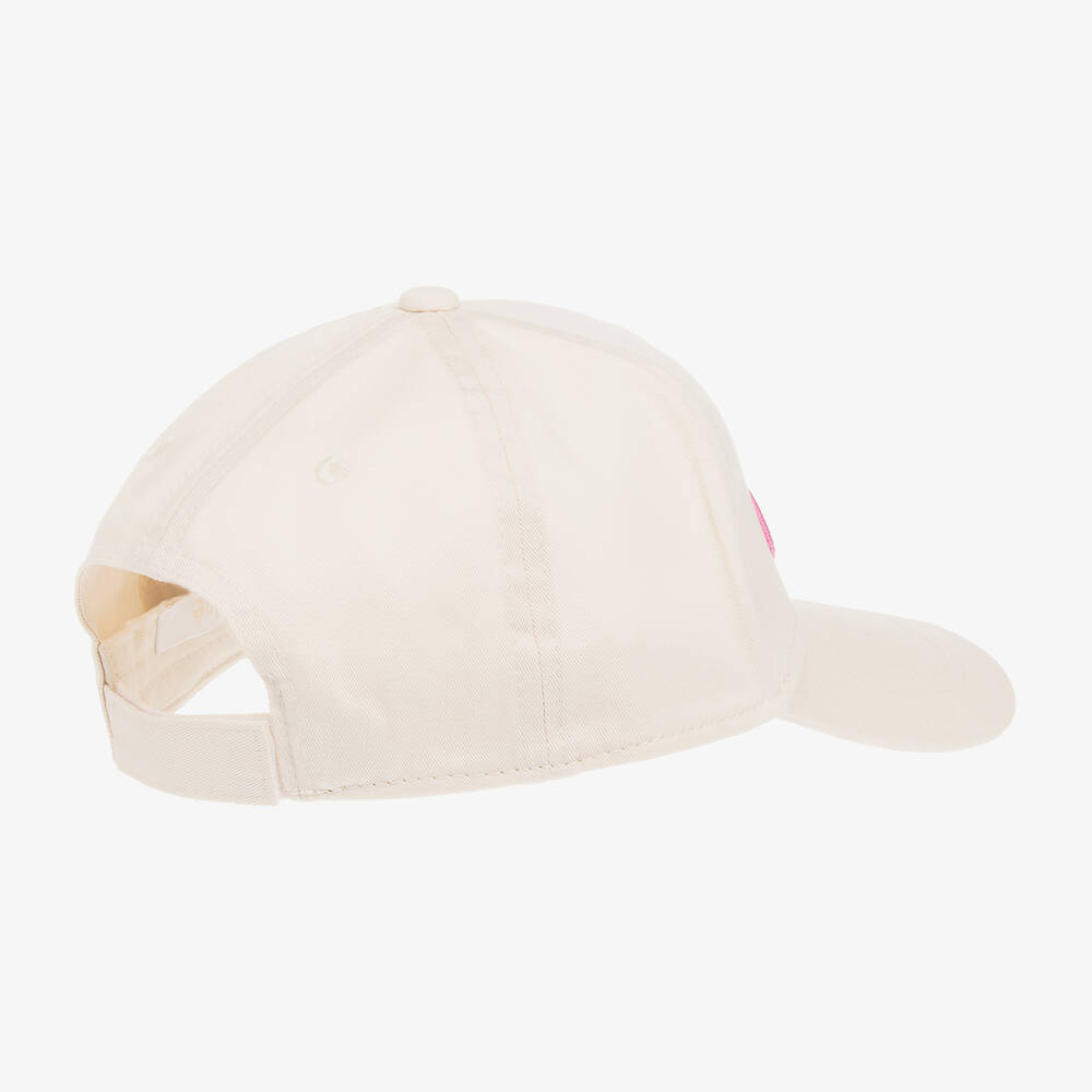 Chloé-Teen Girls Ivory Organic Cotton Cap | Childrensalon Outlet