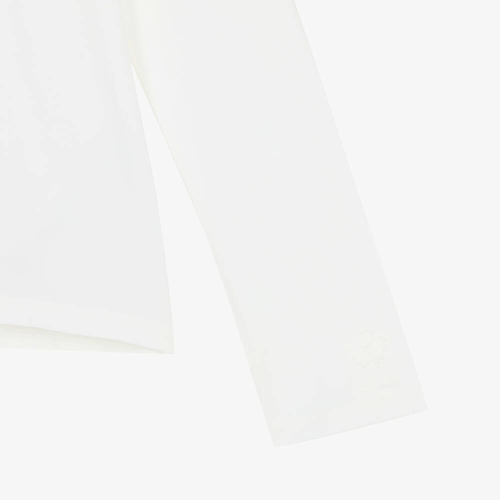 Chloé-Teen Girls Ivory Organic Cotton Top | Childrensalon Outlet