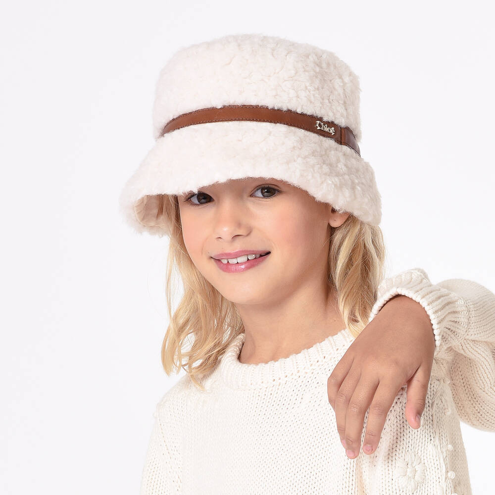 Girls fleece hat best sale