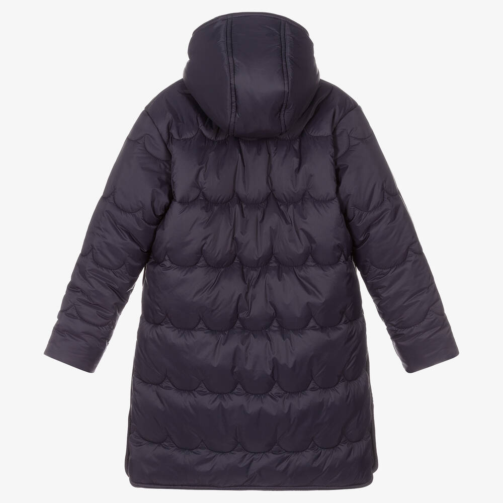 Parka fille bleu on sale marine