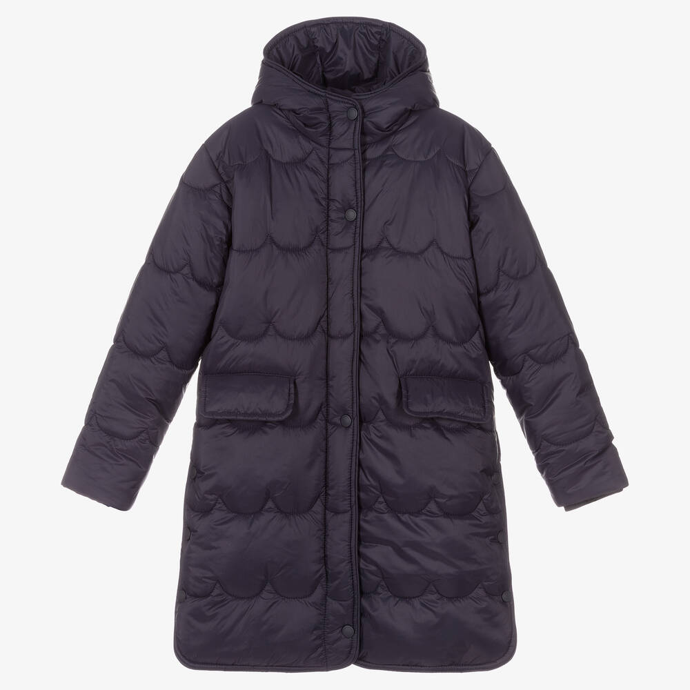 Chloé - Teen Girls Navy Blue Coat | Childrensalon