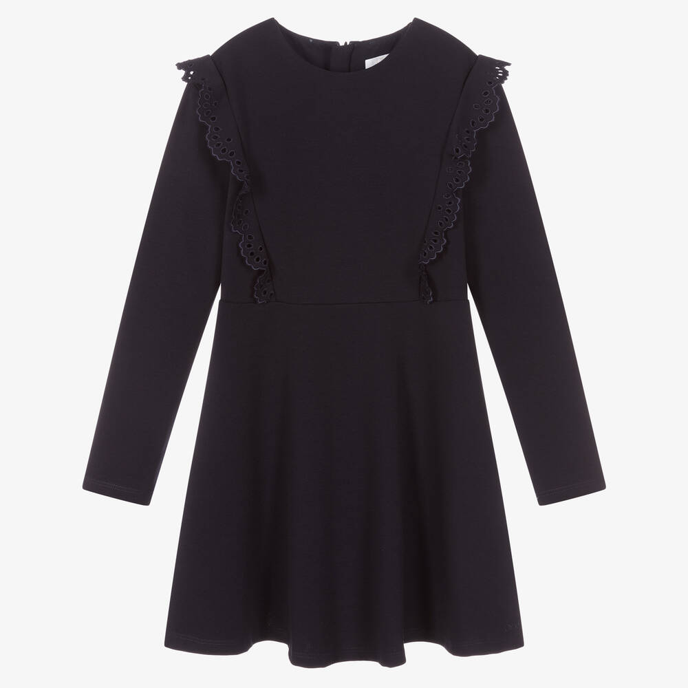 Chloé - Robe bleu marine Ado | Childrensalon