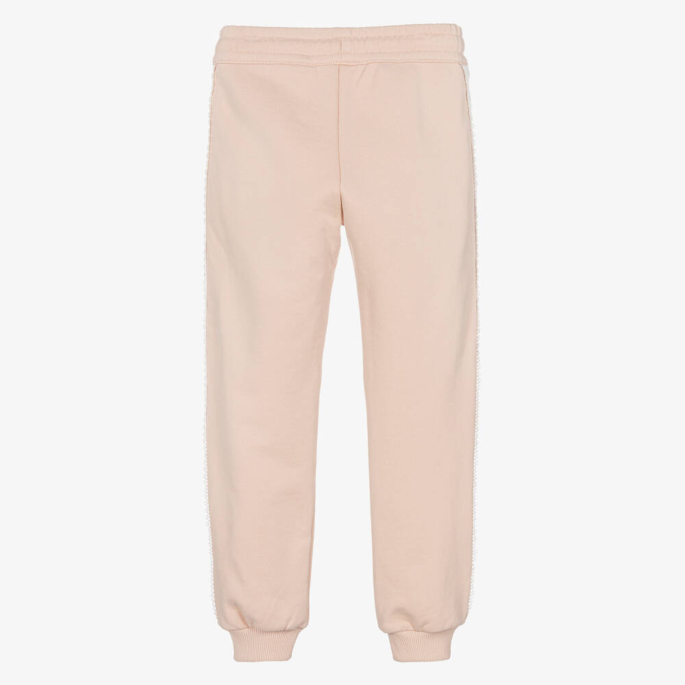 Pale pink joggers on sale