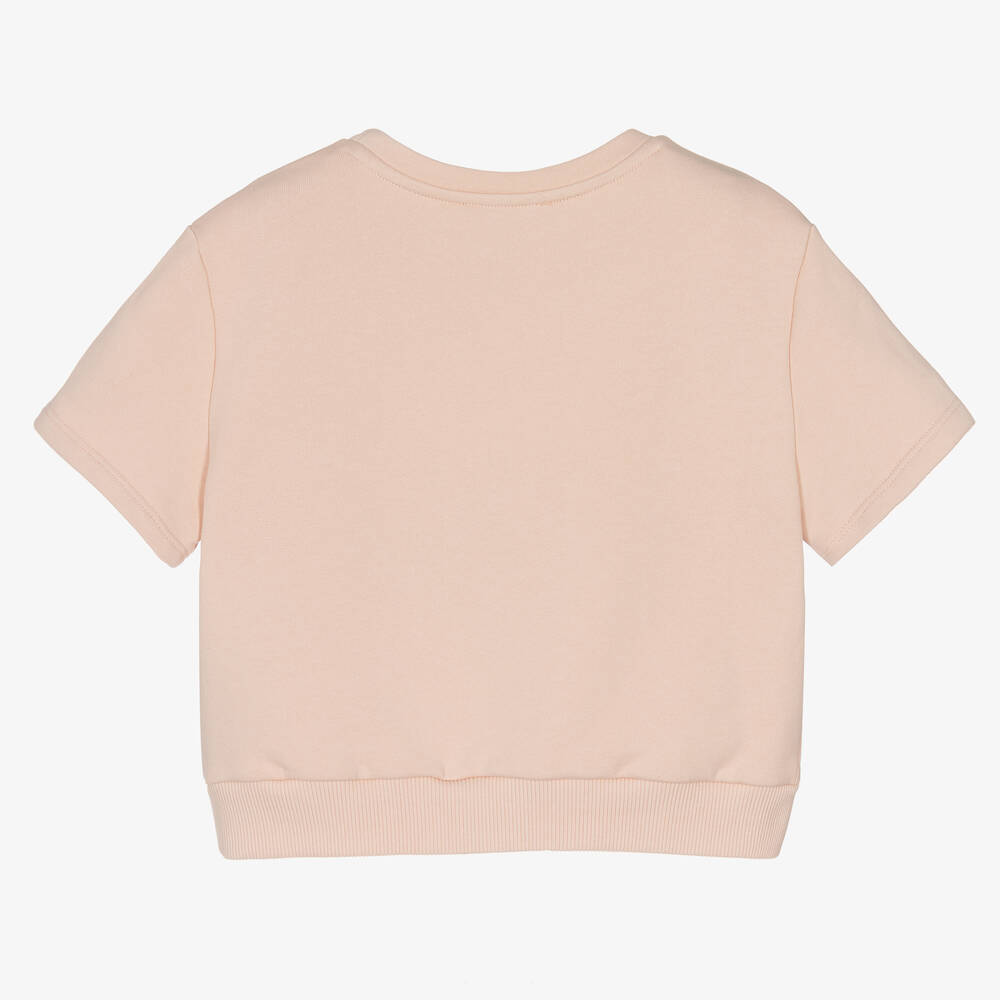 Chloé-Teen Girls Pale Pink Cotton Sweatshirt | Childrensalon Outlet