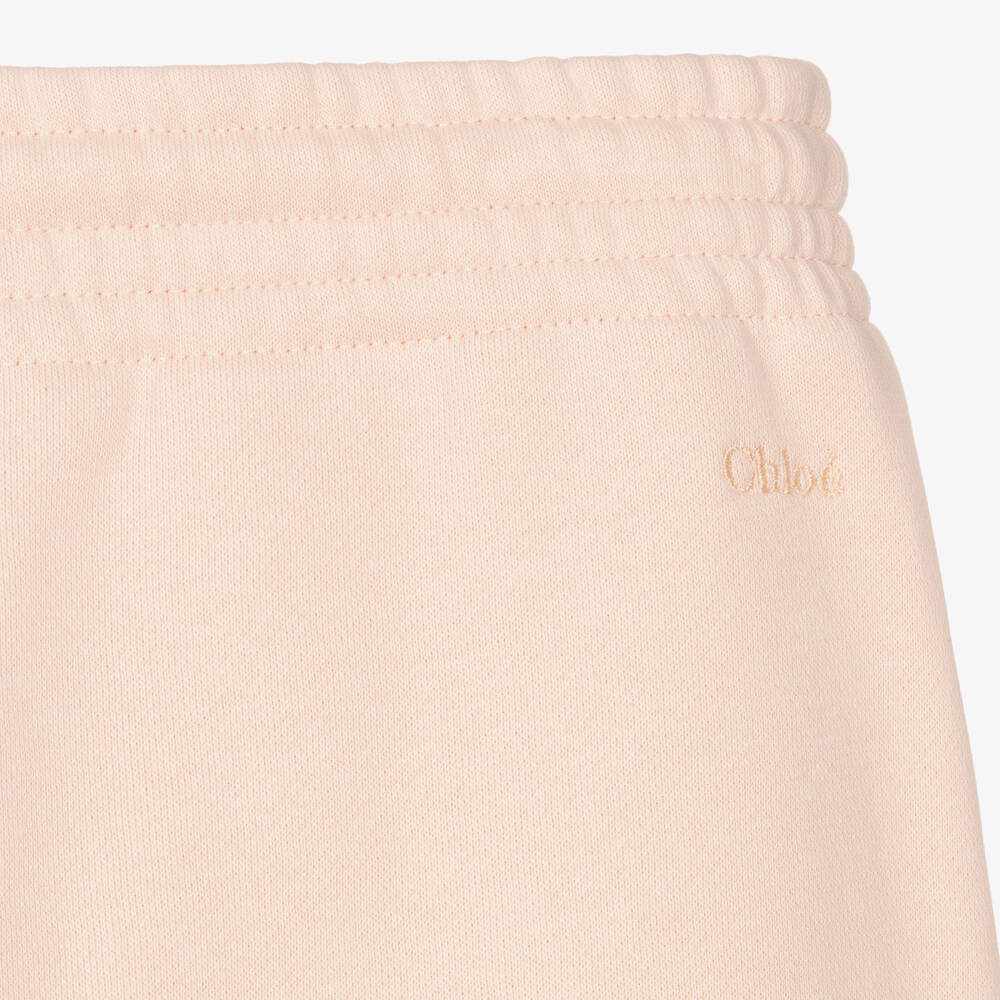 Chloé-Розовые хлопковые джоггеры для девочек-подростков | Childrensalon Outlet