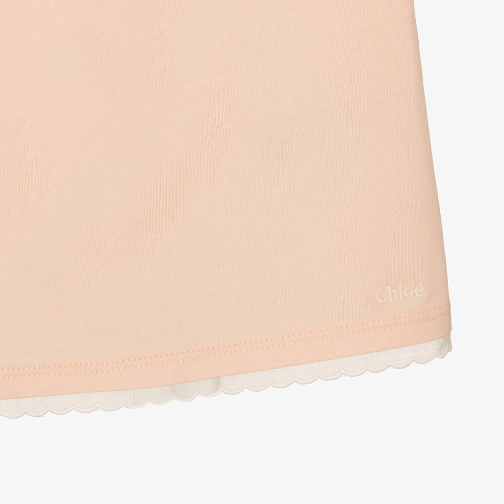 Chloé-Teen Girls Pink Cotton Nightdress | Childrensalon Outlet