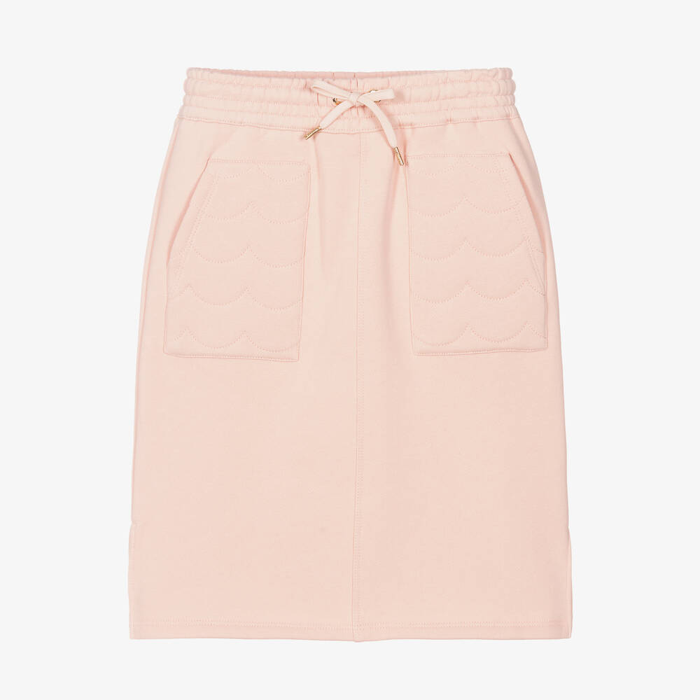 Chloé - Teen Girls Pink Cotton Skirt | Childrensalon