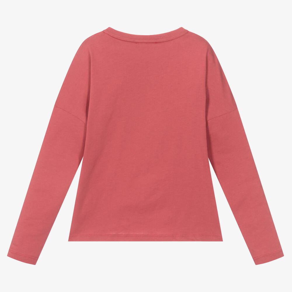 Chloé-Розовый хлопковый топ для девочек-подростков | Childrensalon Outlet
