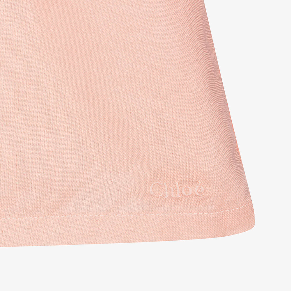 Chloé-Teen Girls Pink Ruffle Dress | Childrensalon Outlet