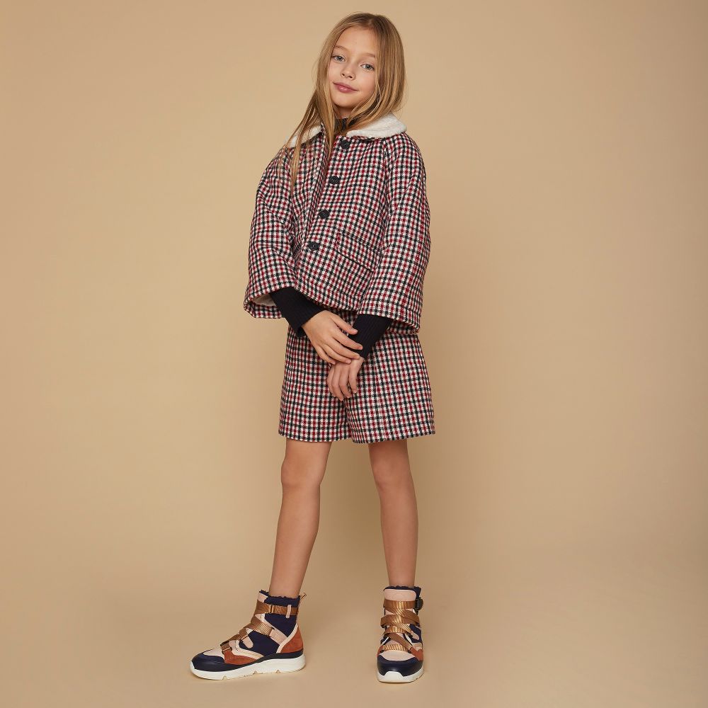 Chloe cheap check jacket