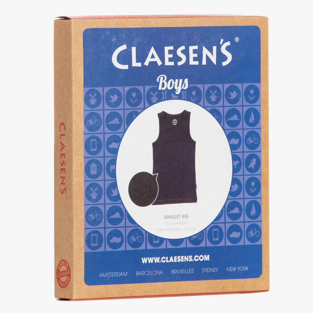  كلايسنز-توب فيست قطن لون كحلي للأولاد | Childrensalon Outlet