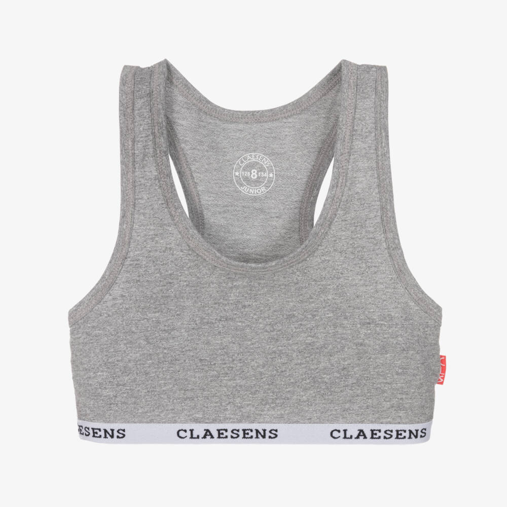 Claesen's-Girls Grey Racerback Vest | Childrensalon Outlet