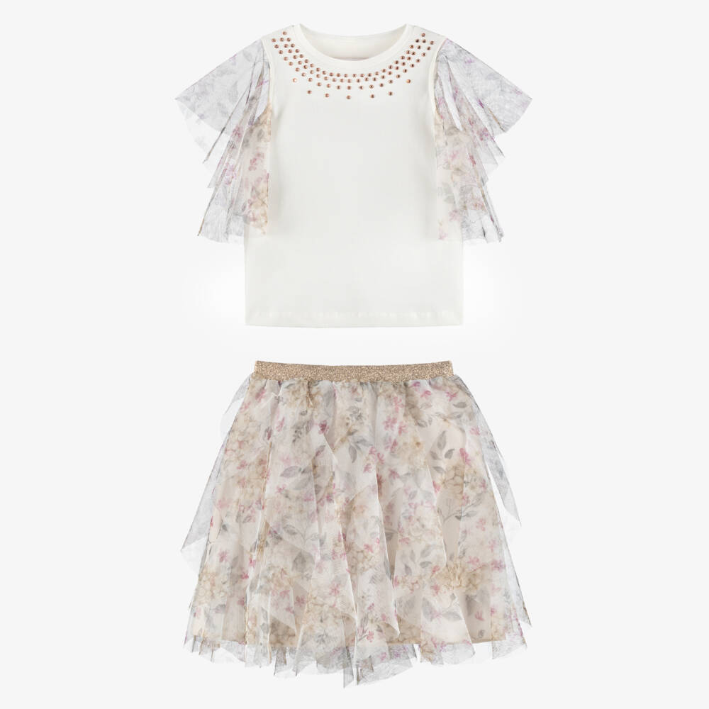 Coeur by Childrensalon-Floral Skirt Set | Childrensalon Outlet