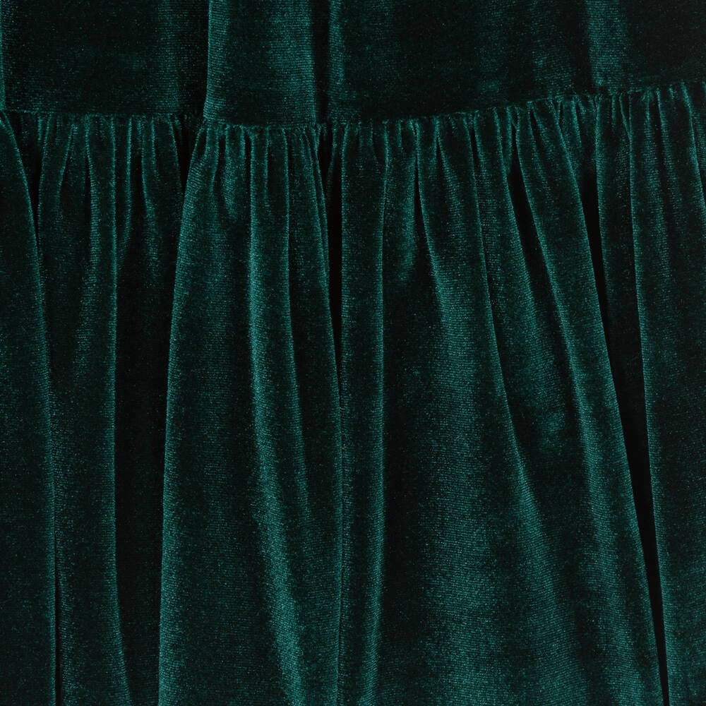 Coeur by Childrensalon-Girls Emerald Velour Party Dress | Childrensalon Outlet