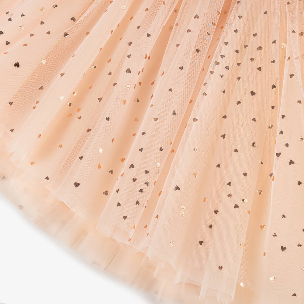 Coeur by Childrensalon-فستان تول وردي للبنات مزين بقلوب | Childrensalon Outlet