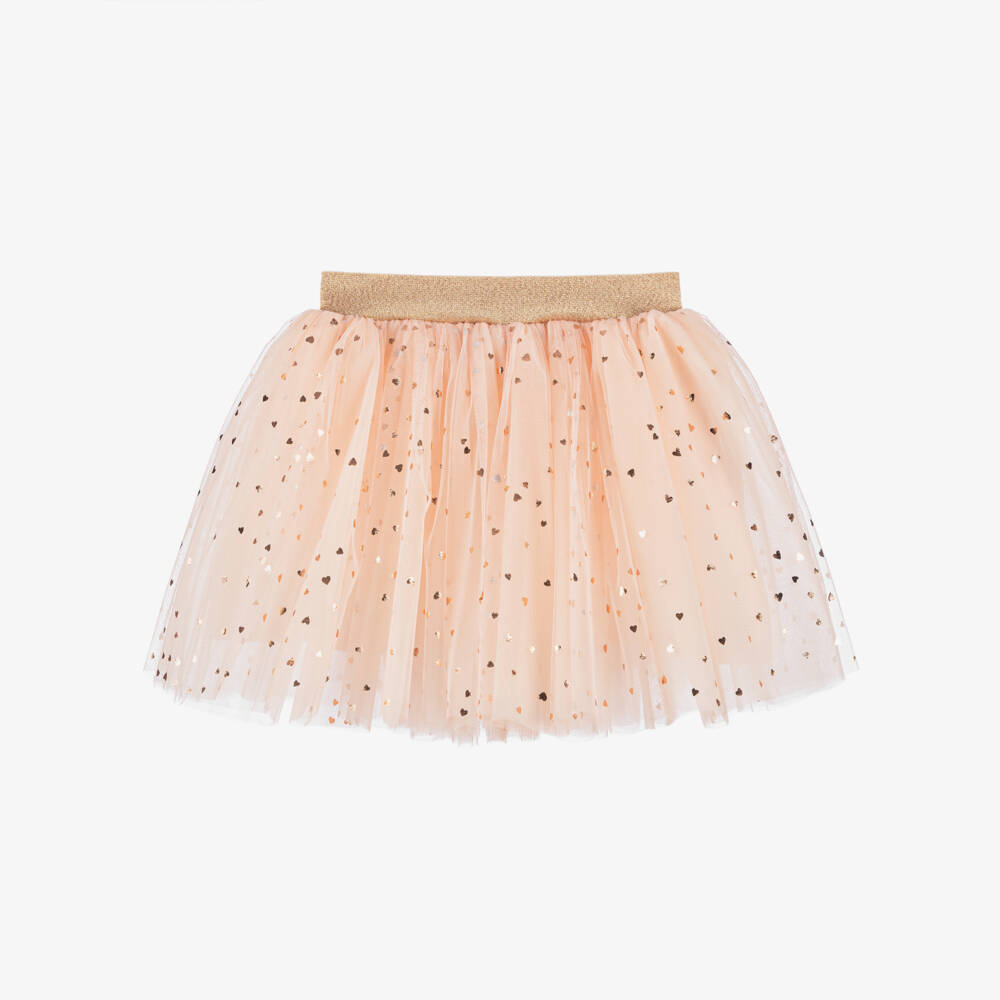 Coeur by Childrensalon-Girls Pink Heart Tulle Skirt | Childrensalon Outlet