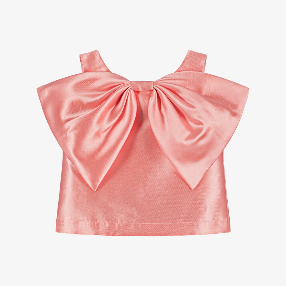 Coeur by Childrensalon-Girls' Pink Ribbon Top | Childrensalon Outlet
