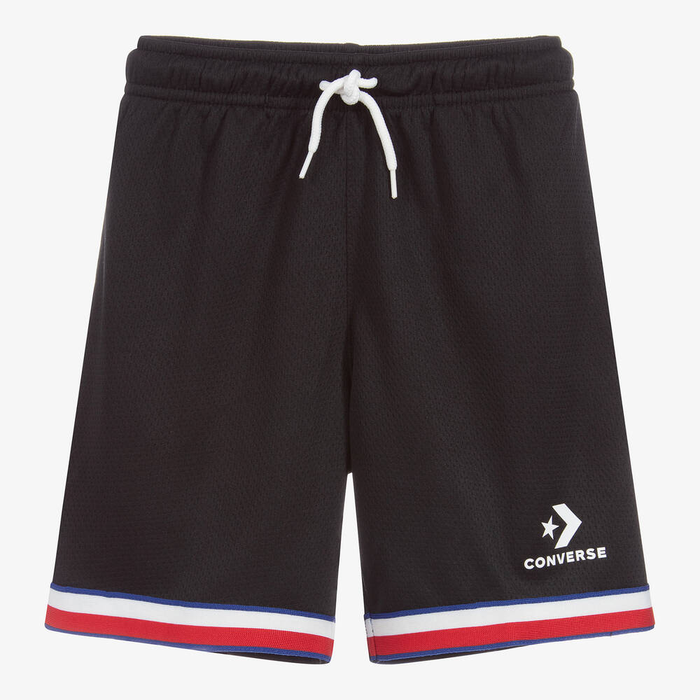 Converse Boys Black Sports Shorts Childrensalon Outlet
