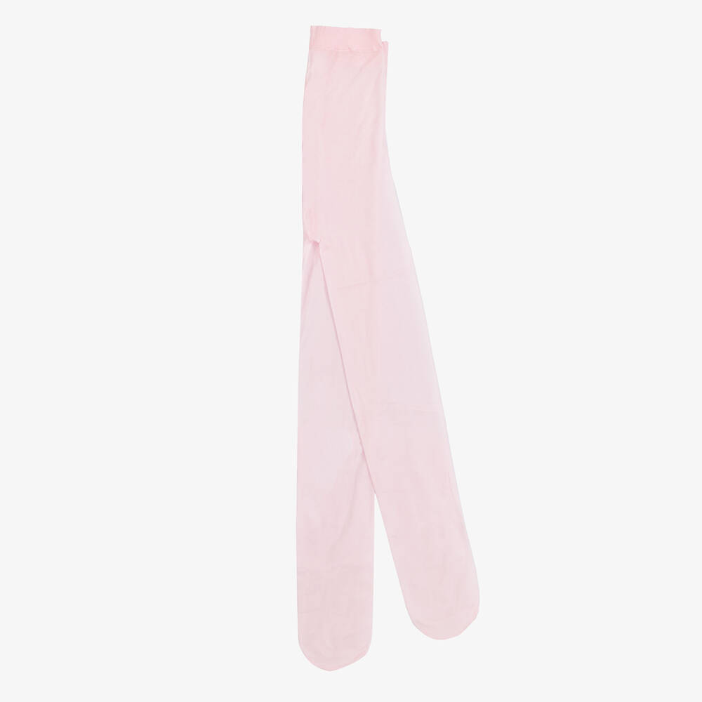 Country Kids - Girls Pink Shimmer Tights | Childrensalon