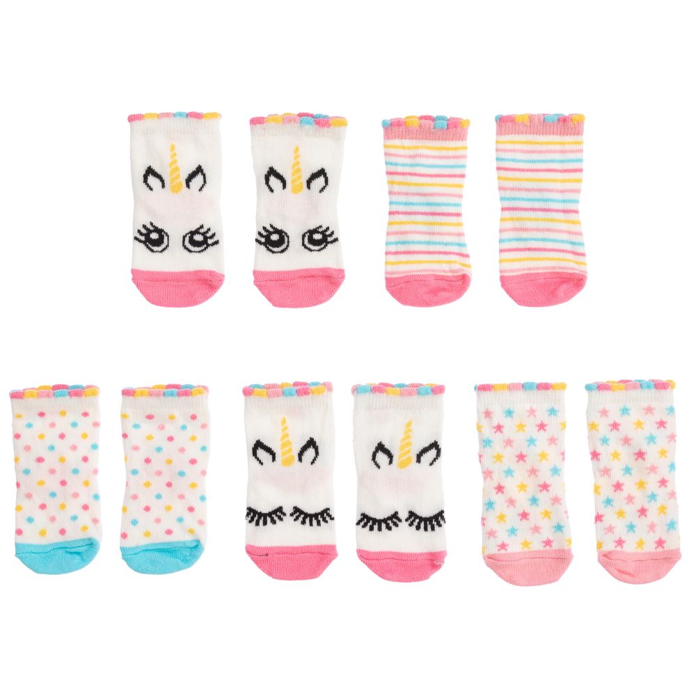 Cucamelon - Chaussettes en coton Licorne (5 paires) | Childrensalon