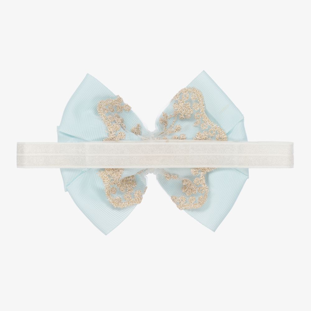 Cute Cute-طوق للرأس لون أزرق باهت للبنات (12 سم) | Childrensalon Outlet