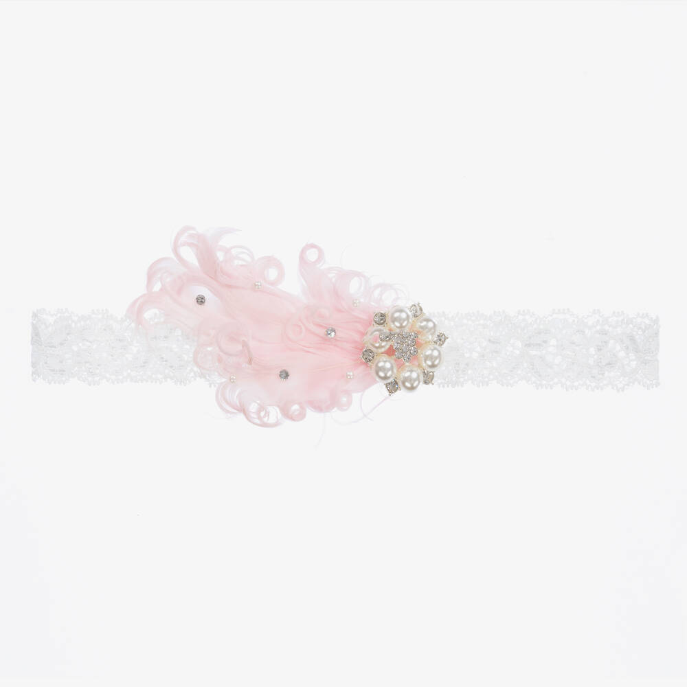 Cute Cute - Feather & Diamanté Headband | Childrensalon